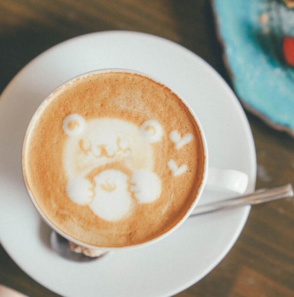 nagicafe+のデザインラテ